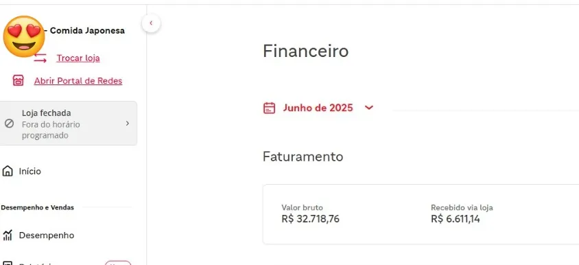 Japonesa antes da consultoria - R$ 25,8 mil
